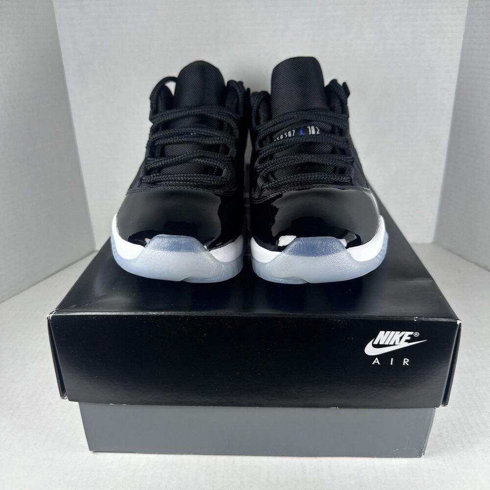Air Jordan 11 Retro Low Space Jam Black/Varsity Royal/White FV5104-004 Size 10.5 - Picture 2 of 9